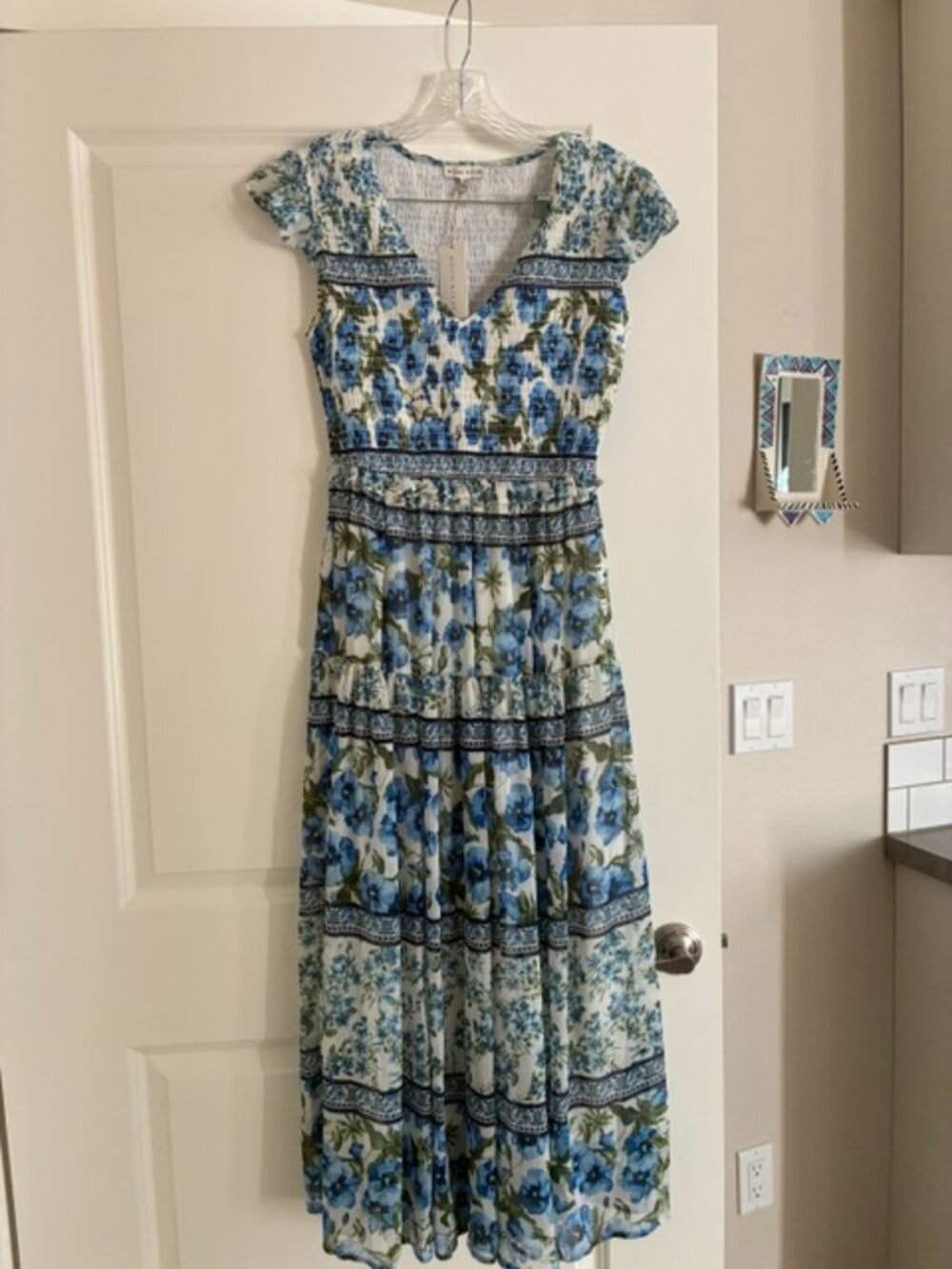 moon river garden party maxi dress